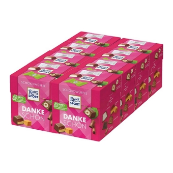 Ritter Sport - Choco-blokjes Dankeschön - 8x 176g