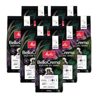 Melitta - BellaCrema Selectie van het jaar 2024 Bonen - 8x 1kg