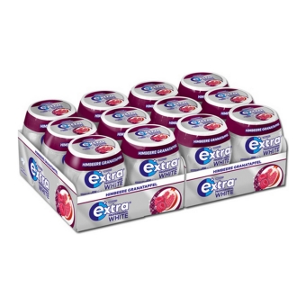 Wrigley's - Extra Professional White Raspberry Pomegranate - 12x 50 stuks