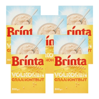 Brinta -  Volkoren graanontbijt - 5x 500g