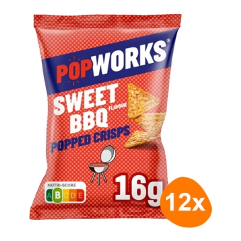 Popworks - Sweet BBQ - 12 Minizakjes