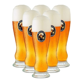 Franziskaner - Bierglas Weizen 330 ml - 6 stuks