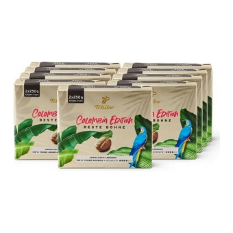 Tchibo - Beste Bohne Colombia Edition gemalen - 9x 500g (2x 250g)