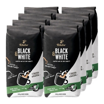 Tchibo - Black 'n White Bonen - 8x 1kg