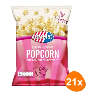 Jimmy's - Popcorn Zoet - 21 Minizakjes