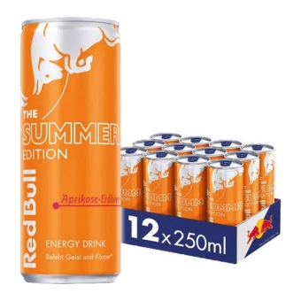 Red Bull - Summer Edition (Abrikoos Aardbei) - 12x 250ml