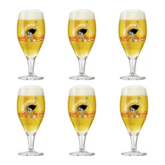 Brouwerij 't IJ - Bierglas op voet 300ml - 6 stuks