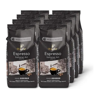 Tchibo - Espresso Sizilianer Art Bonen - 8x 1 kg