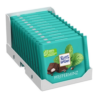 Ritter Sport - Pepermunt - 12x 100g