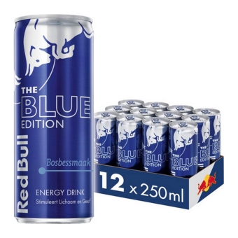 Red Bull - Blue Edition (Bosbes) - 12x 250ml