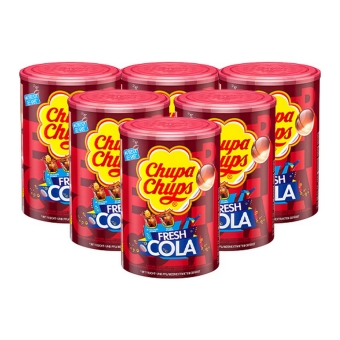 Chupa Chups - Lolly's Fresh Cola - 6x 100 stuks