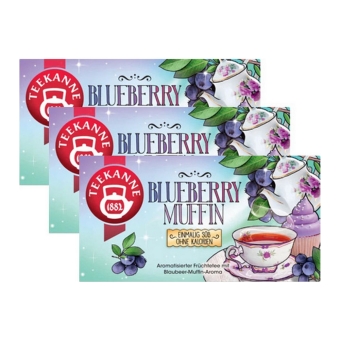 Teekanne - Blueberry Muffin Thee - 3x 18 zakjes