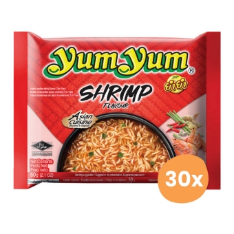Yum Yum | Garnaal Noedels Zakje | 30 x 60 gram