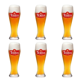 Texels - Skuumkoppe bierglas 500ml - 6 stuks