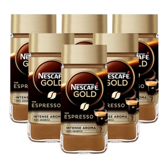 Nescafé - Gold Espresso Oploskoffie - 6x 100g