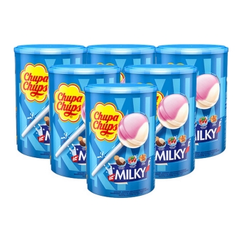 Chupa Chups - Lolly's Milky - 6x 100 stuks