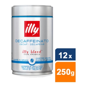 Illy - Espresso Decaf Bonen - 12x 250g