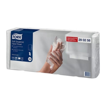 Tork - Papieren Handdoeken H3 Advanced 2-laags (29 02 58) - 3x (5x 250 stuks)