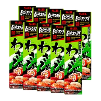 S&B - Wasabi Pasta - 10x 43g