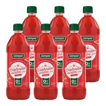 Slimpie - Watermeloen Aardbei Siroop - 6x 650ml