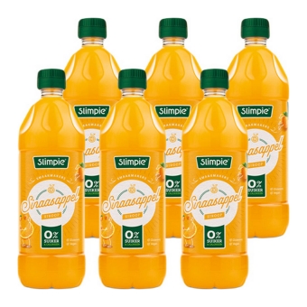 Slimpie - Sinaasappel Siroop - 6x 650ml