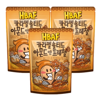 HBAF - Caramel Salted Almond & Pretzel - 3x 120g
