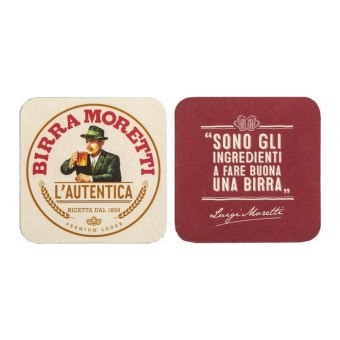 Birra Moretti - Bierviltjes - 100 stuks