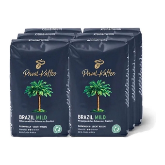 Tchibo - Privat Kaffee Brazil Mild Bonen - 6x 500g