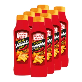 Gouda's Glorie - Red Hot Samurai Sauce - 8x 850ml