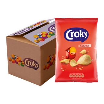 Croky - Naturel Chips - 12x 100g