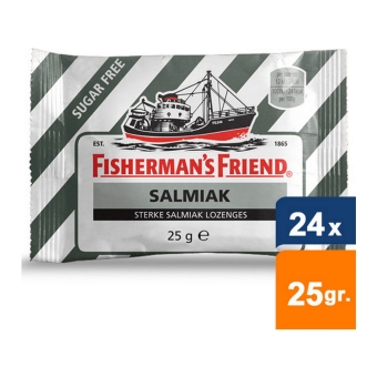 Fisherman's Friend - Salmiak Suikervrij - 24x25gr