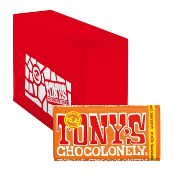 Tony's Chocolonely - Melk karamel zeezout - 15x 180g