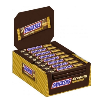 Snickers - Chocoladereep Creamy Peanut Butter (Trio) - 32 Repen