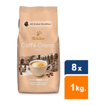 Tchibo - Caffè Crema Mild Bonen - 8x 1 kg