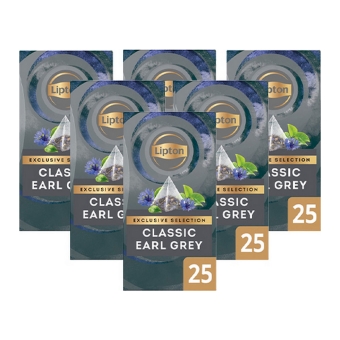 Lipton - Exclusive Selection Classic Earl Grey - 6x 25 zakjes