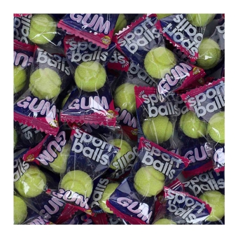 Fini - Tennis Balls Bubble Gum - 200 stuks