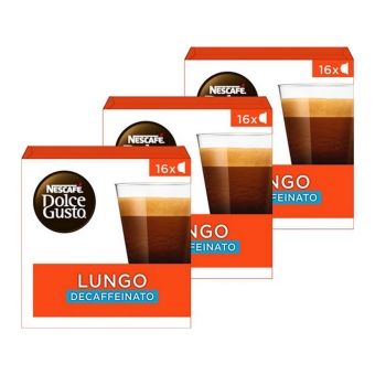 Dolce Gusto - Lungo Decaffeinato - 3x 16 Capsules