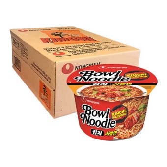 Nongshim - Instant Bowl Noedels Shin Kimchi - 12 Stuks