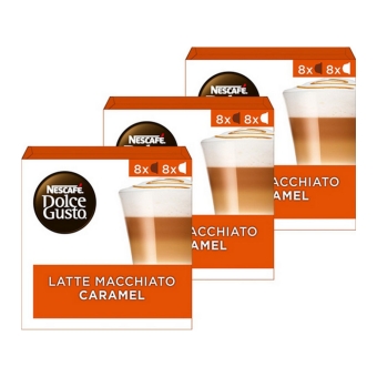 Dolce Gusto - Latte Macchiato Caramel - 3x 16 Capsules