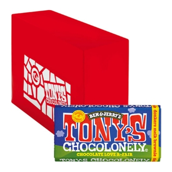 Tony's Chocolonely - Ben & Jerry's Donkere melk brownie - 15x 180g
