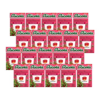 Ricola - Cranberry Suikervrij - 20x 50g