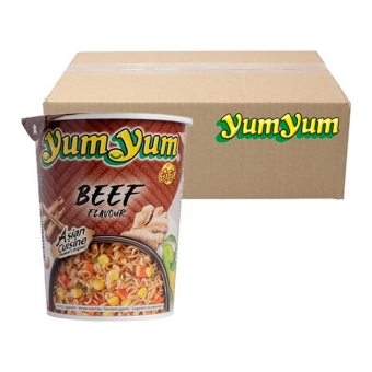 Yum Yum - Instant Noedels Rundvlees  - 12 Cups