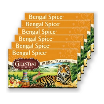 Celestial Seasonings - Bengal Spice Herbal Tea - 6x 20 zakjes
