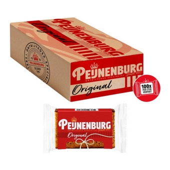 Peijnenburg - Ontbijtkoek (per stuk verpakt) - 100x 28g