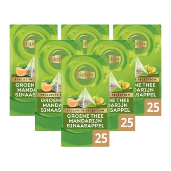 Lipton - Exclusive Selection Groene thee Mandarijn Sinaasappel - 6x 25 zakjes