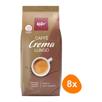 Käfer - Caffè Creme Lungo Bonen - 8x 1kg
