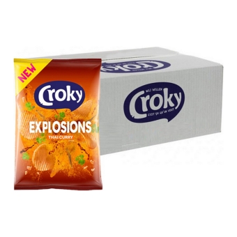 Croky - Explosions Thai Curry - 20 Minizakjes
