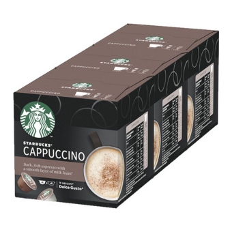 Starbucks - Cappuccino by Nescafé Dolce Gusto - 3x 12 Capsules