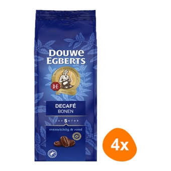 Douwe Egberts - Décafé Bonen - 4x 500g