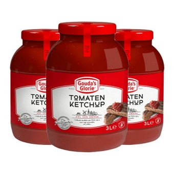 Gouda's Glorie - Tomaten Ketchup - 3x 3 ltr